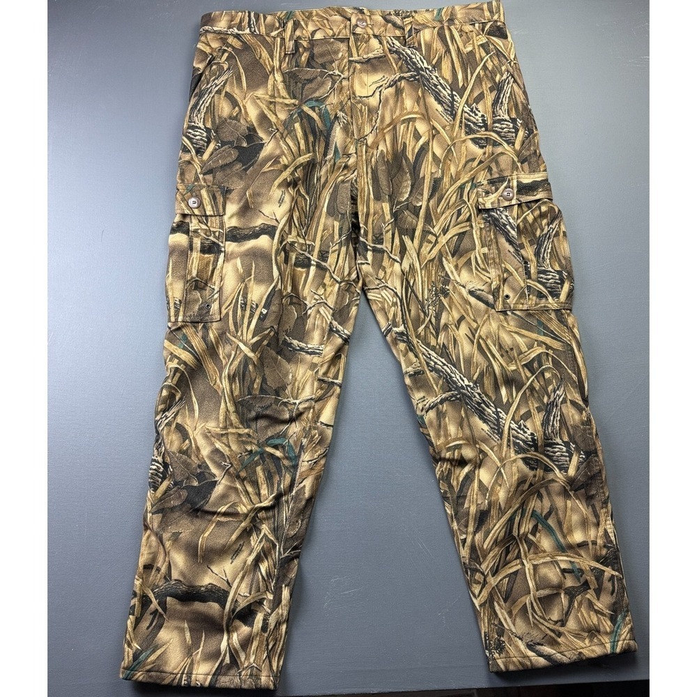Mad Dog Gear Camo Hunting Pants Men's XXL Brown Cargo Realtree Outdoor Utility
